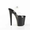 Pleaser - XTREME808SPRS Sandale à bride à la cheville, Pole dance chaussures - Transparent Product image